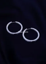 Eterna Glow Hoops (Silver) EAR002126 - Image 2