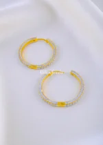 Eterna Glow Hoops (Yellow Gold) EAR002125 - Image 3