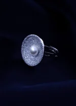 Eterna Pearl Diamond Ring (Silver) RING01908 - Image 2