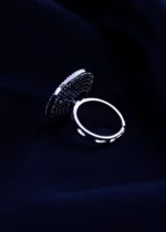 Eterna Pearl Diamond Ring (Silver) RING01908 - Image 3