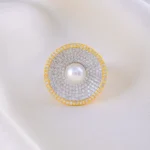 Eterna Pearl Diamond Ring (Yellow Gold) RING01907