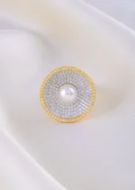 Eterna Pearl Diamond Ring (Yellow Gold) RING01907
