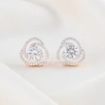 Eternal Heart Spark Studs (Rose Gold) EAR002533