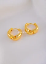 Eternal Shine Hoops (Yellow Gold) EAR002136 - Image 2