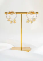 Ethnic Chandelier Diamond Studs (Yellow Gold) EAR002465