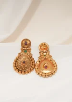 Ethnic Love Earrings (Antique Gold) EAR000583 - Image 3
