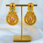 Ethnic Love Earrings (Antique Gold) EAR001420