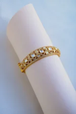 Ethnic Polki Bracelet (Victorian Gold) BRA000816