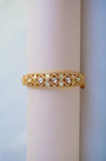 Ethnic Polki Bracelet (Victorian Gold) BRA000816 - Image 3