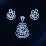 Evergreen Diamond Locket Set (Silver) PSET01349
