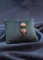 Evil Eye Bracelet & Ring Combo (Yellow Gold) BRA000650 - Image 3