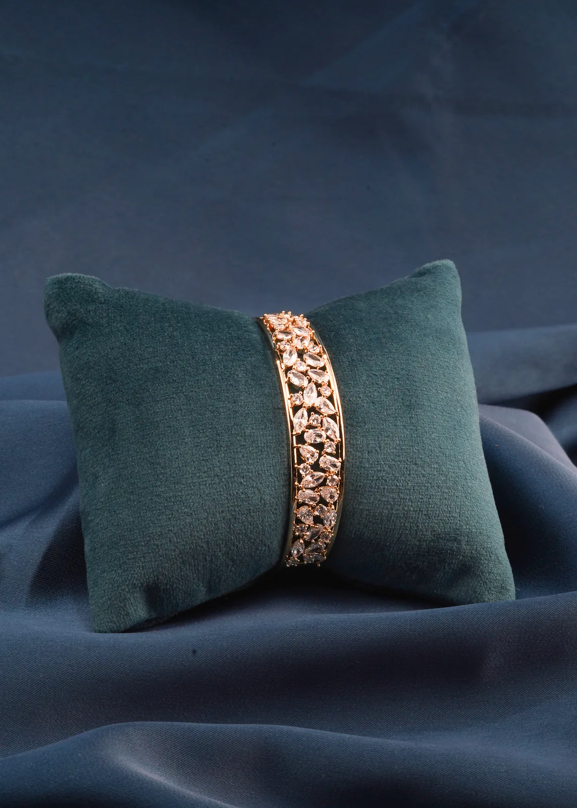Fancy-Stones-Cuff-Bracelet-Yellow-Gold-BRA000657a Fancy Stones Cuff Bracelet (Yellow Gold) BRA000657 - Image 1