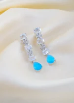 Firoza Drop Earrings (Yellow Gold) EAR001491