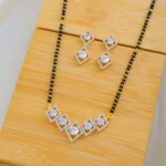 Five Solitaire Mangalsutra Set (Yellow Gold) MANG01527
