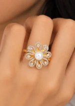 Flora Grace Designer Ring (Yellow Gold) RING02653 - Image 4