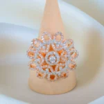 Floral Diamond Ring (Rose Gold) RING01374