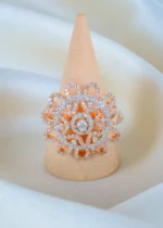 Floral Diamond Ring (Rose Gold) RING01374