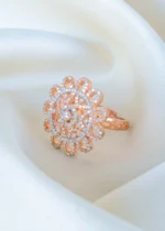 Floral Diamond Ring (Rose Gold) RING01374 - Image 2