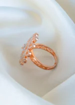 Floral Diamond Ring (Rose Gold) RING01374 - Image 3