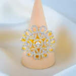 Floral Diamond Ring (Yellow Gold) RING01378
