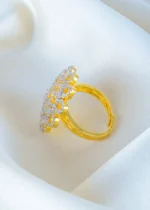 Floral Diamond Ring (Yellow Gold) RING01378 - Image 3