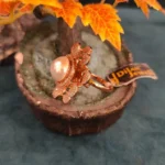 Floral Pearl Ring (Adjustable)- Rose Gold RIN000035