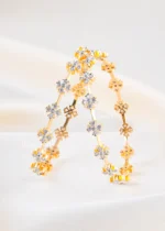 Floral Whisper Bangle (Yellow Gold) BAN002548