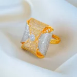 Folded Wrap Ring (Yellow Gold) RING01376