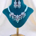 Frozen Glow Aqua Jewelry Set (Silver) NEC002410