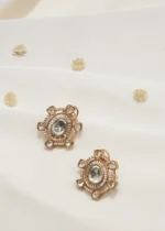 Fusion Kundan Earrings (Victorian Gold) EAR000568