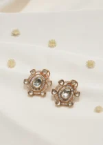 Fusion Kundan Earrings (Victorian Gold) EAR000568 - Image 5