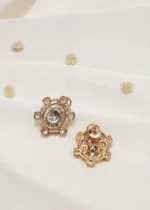 Fusion Kundan Earrings (Victorian Gold) EAR000568 - Image 6