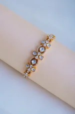 Fusion Polki Bracelet (Victorian Gold) BRA000815