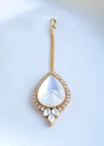 Fusion Polki Mang Tika (Victorian Gold) ACC001003