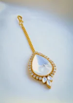 Fusion Polki Mang Tika (Victorian Gold) ACC001003 - Image 2