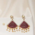 Fusion Ruby Earrings (Yellow Gold) EAR000562