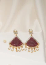 Fusion Ruby Earrings (Yellow Gold) EAR000562