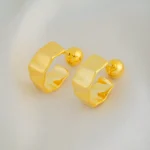 Gilded Halo Earrings (Yellow Gold) EAR001821