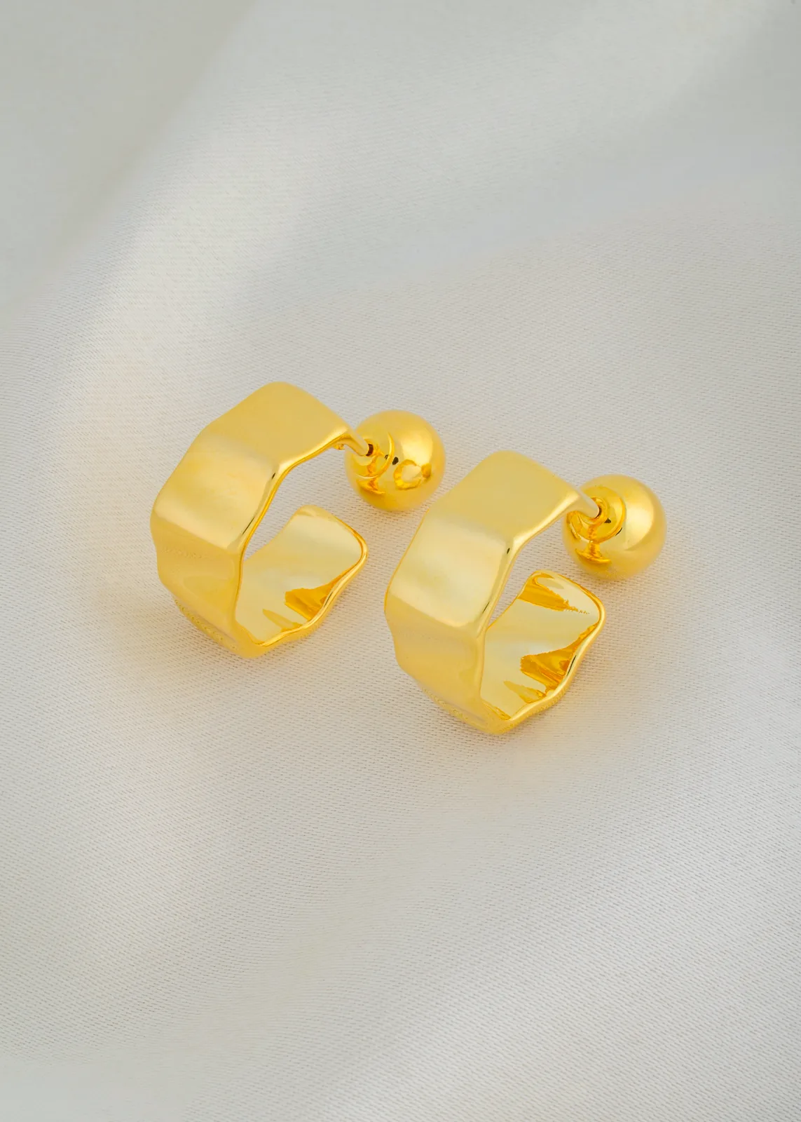Gilded-Halo-Earrings-Yellow-Gold-EAR001821a Gilded Halo Earrings (Yellow Gold) EAR001821 - Image 1