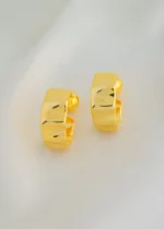 Gilded Halo Earrings (Yellow Gold) EAR001821 - Image 2