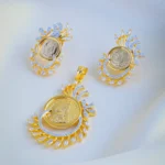 Ginni Designer Pendant Set (Yellow Gold) PSET001034