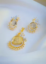 Ginni Designer Pendant Set (Yellow Gold) PSET001034