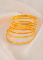 GlowEdge Gold Bangles (Yellow Gold) BAN001836 - Image 4