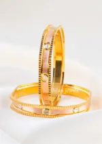 Gold Plated Gold Plated Bangles- BAN002752 - Image 2