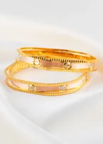 Gold Plated Gold Plated Bangles- BAN002752 - Image 3