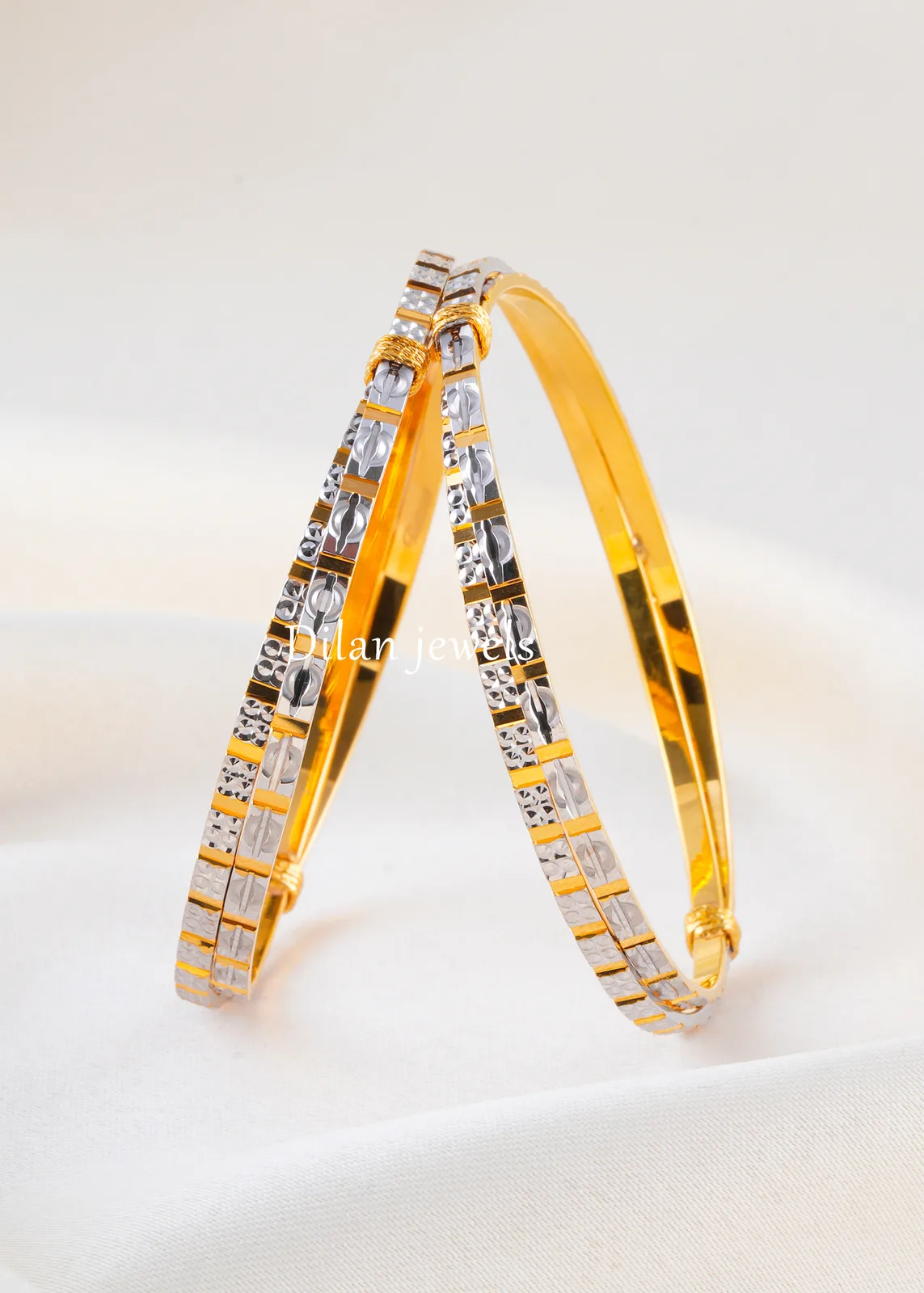Gold-Plated-Bangles-BAN002755 Gold Plated Gold Plated Bangles- BAN002755 - Image 1