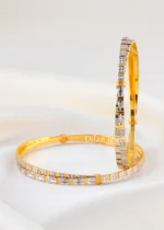 Gold Plated Gold Plated Bangles- BAN002755 - Image 2