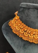 Gold-Plated Choker/Necklace Set- NEC30012307 - Image 3