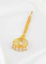 Gold Plated Diamond Maangtika- ACC002818 - Image 3