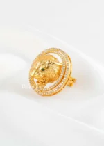 Gold Plated Diamond Ring- RING02856 - Image 2
